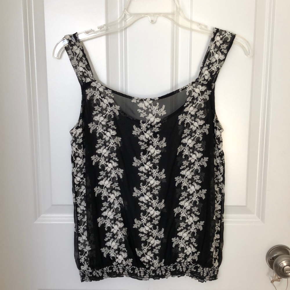 White House Black Market Sheer Tank